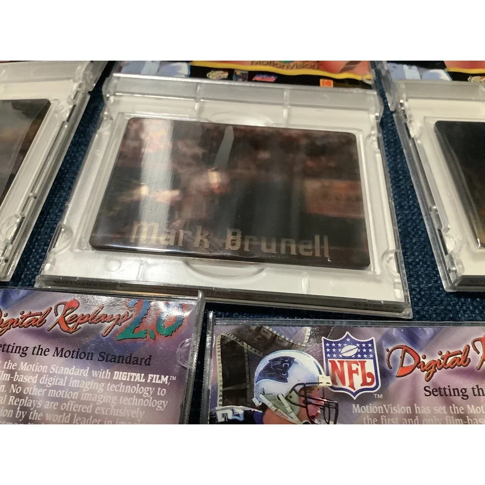 5 NFL Motion Vision MOVI Digital Replays, Favre,Collins,(2)Emmitt,Brunel